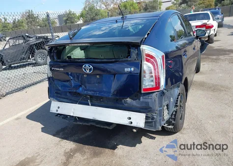 2013 Toyota Prius Four из США, поврежденный, VIN JTDKN3DU6D1732030